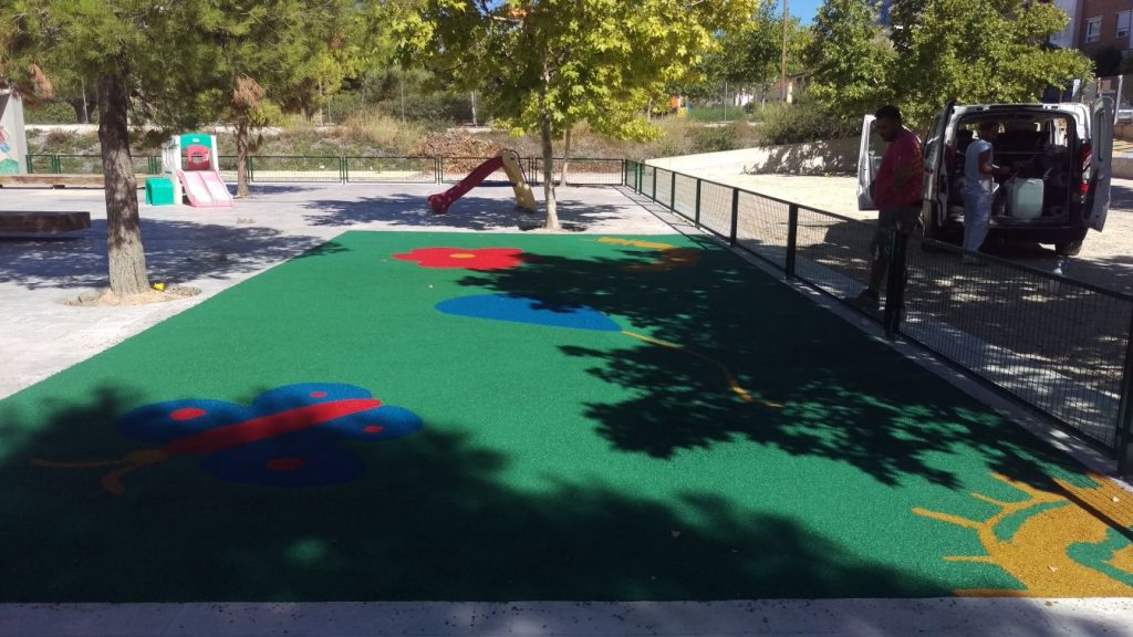 suelos de parques infantiles