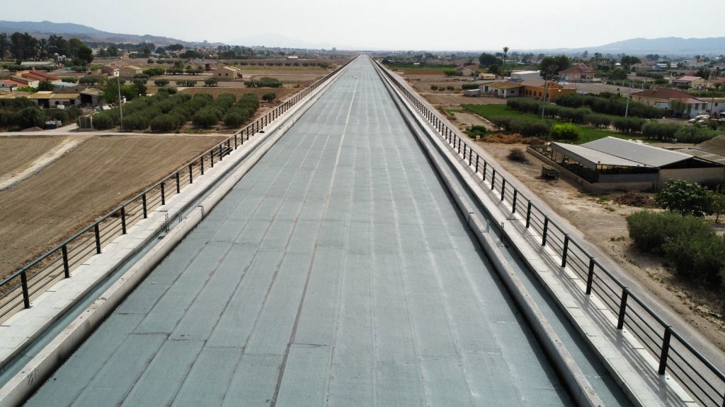 Impermeabilización del tablero del Puente de Lorca 